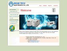 Tablet Screenshot of beamtech.com.tw
